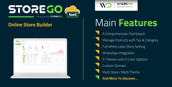 StoreGo SaaS v6.5 Nulled - Конструктор интернет-магазинов