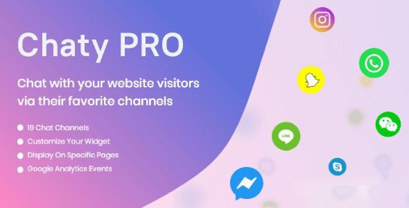 Chaty Pro v3.2.5 – Floating Chat Widget, Contact Icons, Messages, Telegram, Email, SMS, Call Button Free - 