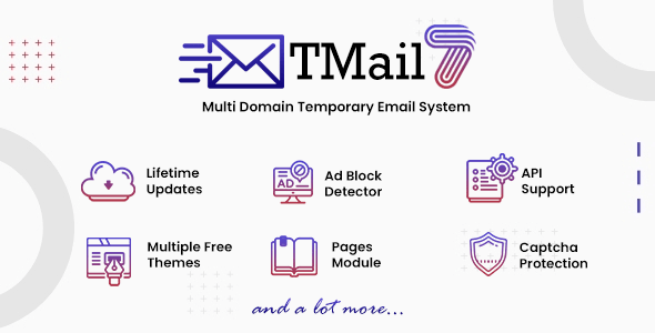 TMail v7.7 Nulled - Мультидоменная временная система электронной почты