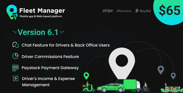 Fleet Manager v6.5 Nulled - Система бронирования управления транспортными средствами