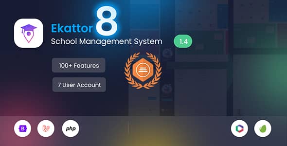 Ekattor 8 v1.9 Nulled - Система управления школой (SAAS)