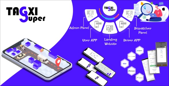 Tagxi Super v2.2 Nulled - Комплексное решение «Такси + доставка товаров»