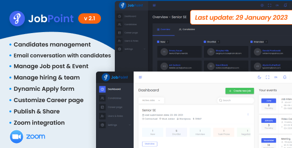 JobPoint v3.3 Nulled - Система управления подбором персонала