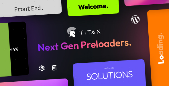 Titan Preloaders Page Transitions WordPress Plugin v1.2.4 Free - 