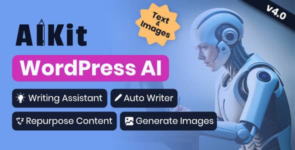 AIKit v4.16.3 Nulled - Автоматический писатель WordPress AI, чат-бот, помощник по написанию контента