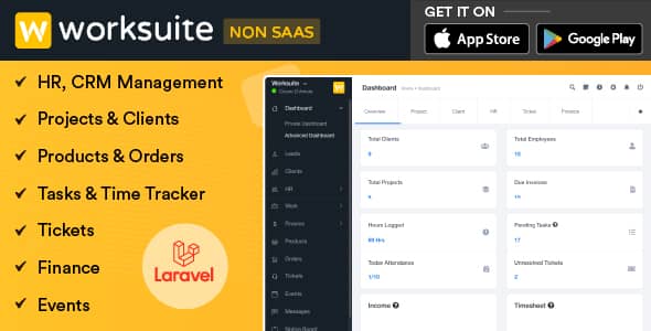 WORKSUITE v5.4.21 Nulled - HR, CRM и управление проектами