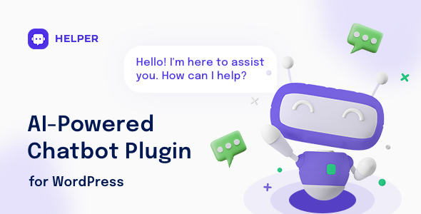 Helper v1.0.21 Nulled - Чат-бот OpenAI для WordPress