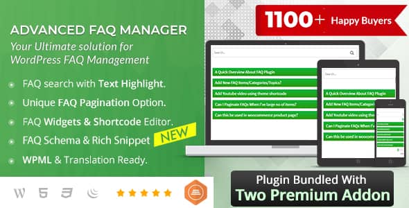 BWL Advanced FAQ Manager v2.0.5 Free - 