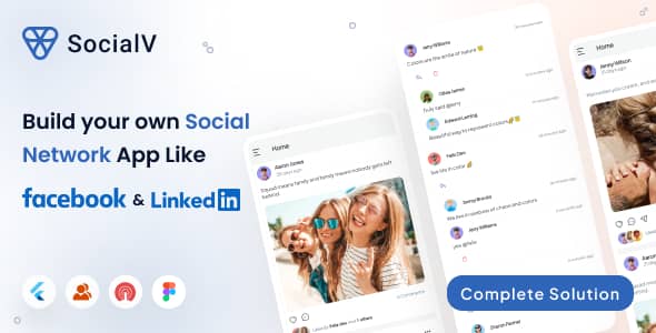 SocialV v7.3.0 Nulled - Приложение Flutter для социальной сети с бэкендом BuddyPress (WordPress)