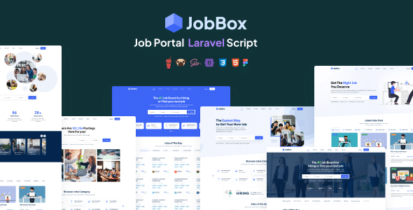 JobBox v1.13.3 Nulled - Многоязычная система портала вакансий Laravel