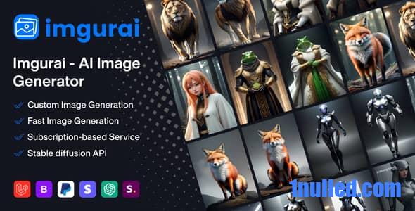 Imgurai v1.6.0 Nulled - Генератор изображений AI (SAAS)