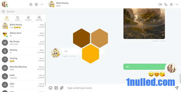 Clover v2.9.0 Nulled - Веб-приложение для обмена сообщениями в реальном времени и аудио-видеоконференций