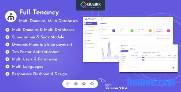 Full Tenancy v2.0.4 Nulled - Домены, база данных, пользователи, роли, настройки разрешений