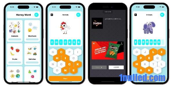 Honey Word Puzzle Game Nulled - Полная версия iOS-игры SwiftUI для детей