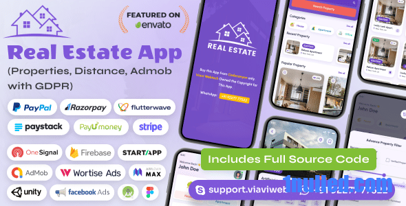 Android Real Estate App (Properties, Distance, Admob with GDPR) Nulled - 23 сентября 2023 г.