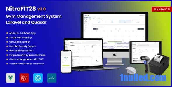 NitroFIT28 v3.0 Nulled - Система управления фитнес-залом