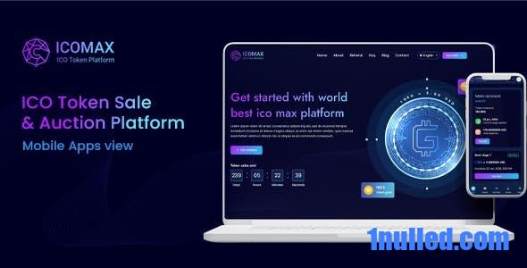 ICOMAX v1.0 Nulled - Платформа для аукционов по продаже токенов