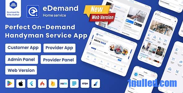 eDemand v2.5.0 Nulled - Удобные услуги от нескольких поставщиков по запросу