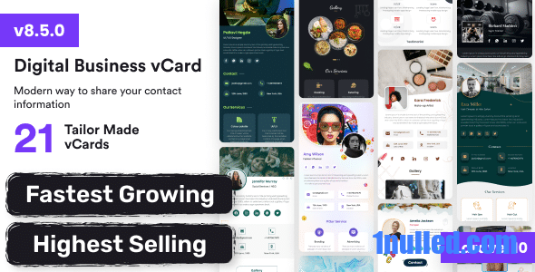 VCard SaaS v8.5.0 Nulled - SaaS-конструктор цифровых визитных карточек