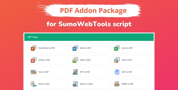 PDF Addon Package for SumoWebTools v1.0.2 Free - 