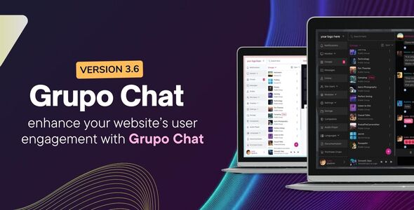 Grupo Chat v3.6 Nulled - Чат Приватный чат PHP скрипт