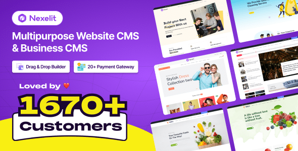 Nexelit v3.7.0 Nulled - Многоцелевая CMS для веб-сайтов CMS для бизнеса