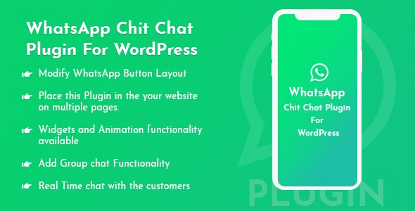 Chit v1.0.2 Nulled - Плагин WordPress для WhatsApp Chat