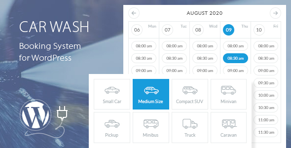 Car Wash Booking System for WordPress v2.5 Free - 