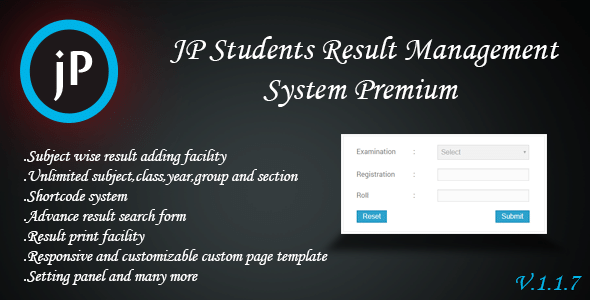 JP Students v1.1.7 Nulled - Система управления результатами Премиум