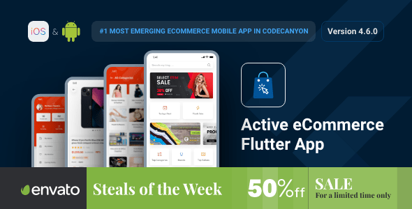 Active eCommerce Flutter App v4.6.1 Free - 