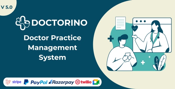 Doctorino v5.2.0 Nulled - Система управления врачебной практикой Laravel