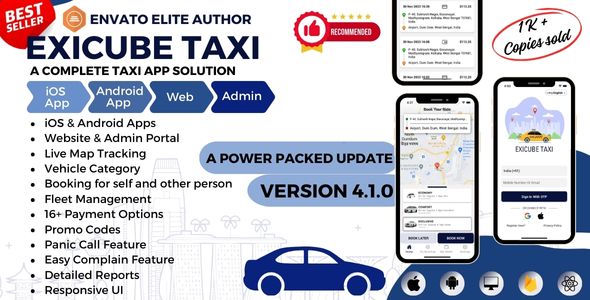 Exicube Taxi App v4.2.0 Free - 