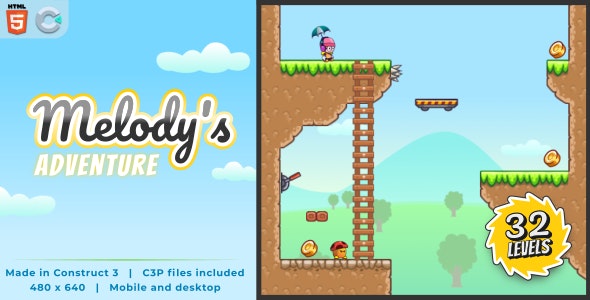 Melody's Adventure v1.0 Nulled - Игра на платформе HTML5