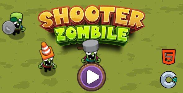 Shooter Zombile Nulled - HTML5 (Конструкт3)