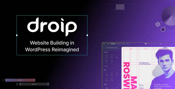 Droip v1.1.1 Nulled - Конструктор сайтов без кода для WordPress