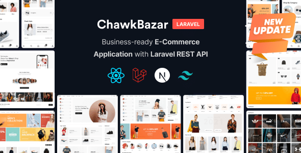 ChawkBazar Laravel v6.4.0 Nulled - React, Next, электронная торговля REST API с мультивендорами