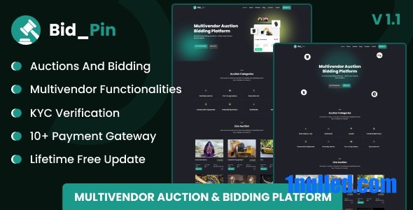 Bid_Pin v1.1.0 Nulled - Платформа для проведения мультивендорных аукционов