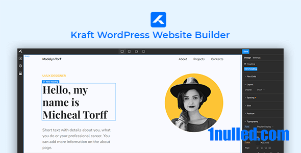 Kraft v1.1.2 Nulled - Конструктор сайтов WordPress