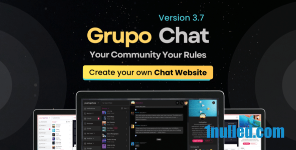 Grupo Chat v3.7 Nulled - Чат Приватный чат PHP скрипт