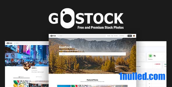 GoStock v5.3 Nulled - Бесплатные и премиум-фотографии Script