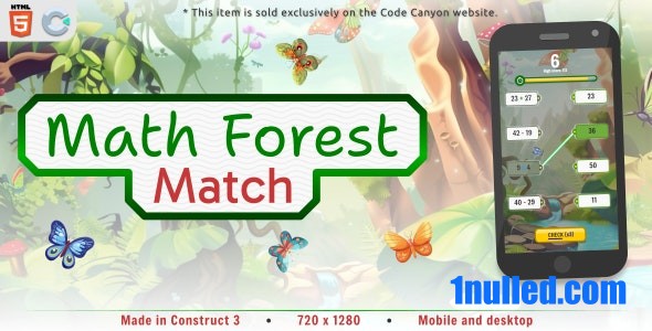 Math Forest Match v1.0 Nulled - HTML5 Развивающая игра