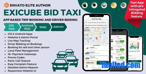 Exicube Bid Taxi App v4.2.0 Free - 