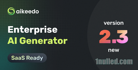 Aikeedo AI v2.3.0 Nulled - AI-чат, контент, изображение, голос, код