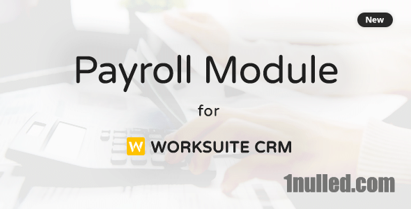 Payroll Module For Worksuite CRM v2.1.3 Free - 