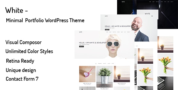 White v5.0 Nulled - Минимальная тема WordPress для портфолио