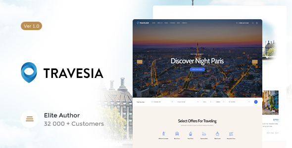 Travesia v1.1.12 Nulled - Тема WordPress для туристического агентства