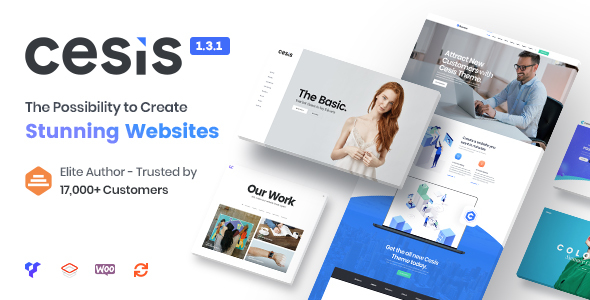 Cesis v1.8.61 Nulled - Адаптивная многоцелевая тема WordPress