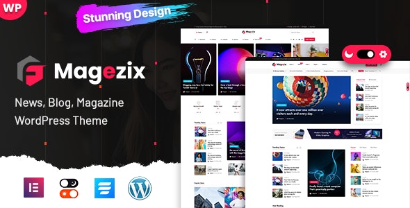 Magezix v1.0.6 Nulled - WordPress тема журнала «Газета»