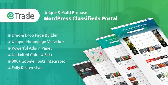 Trade v3.3.7 Nulled - Тема WordPress для современных рекламных объявлений