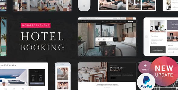 Hotel Booking v2.7 Nulled - Тема WordPress для отелей